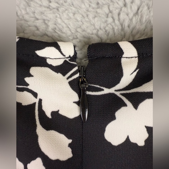 Talbots black and white sleeveless tank dress spandex blend preowned size small - Picture 8 of 9
